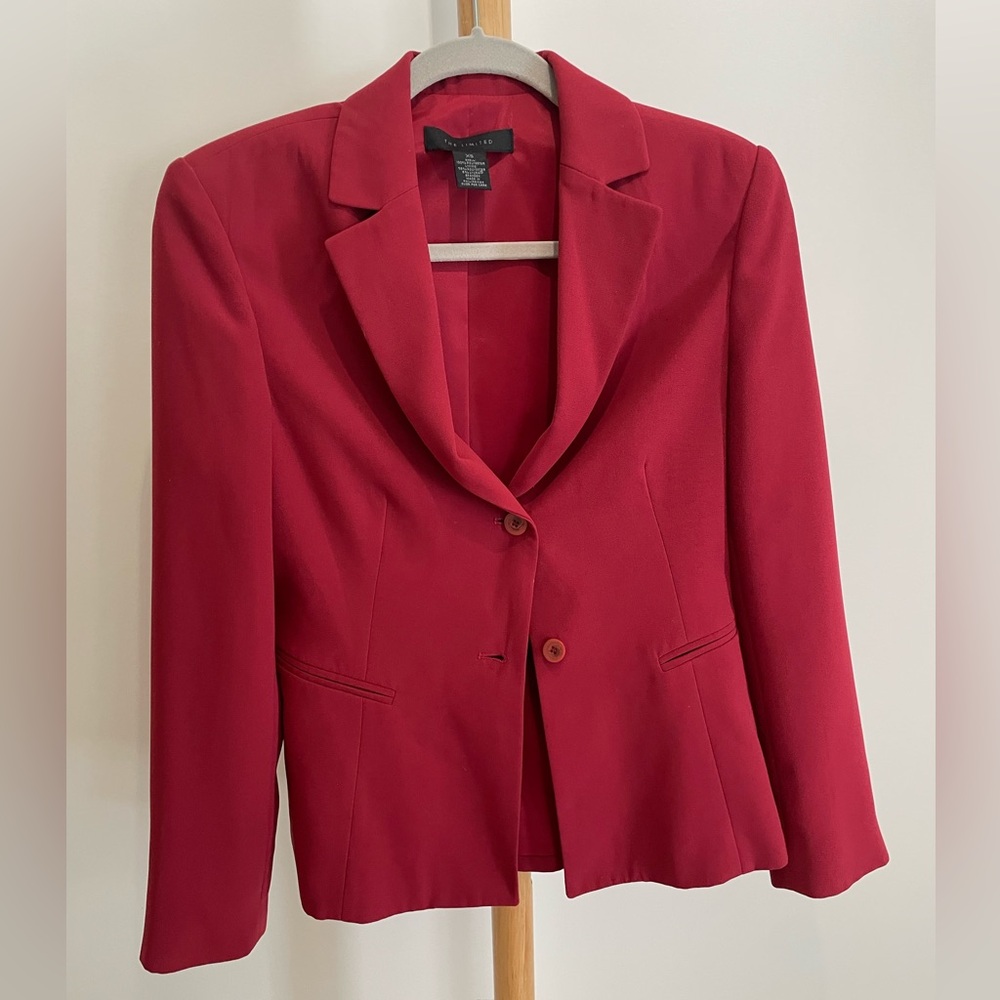 The Limited Red Fitted Blazer Size XS. - Picture 5 of 11